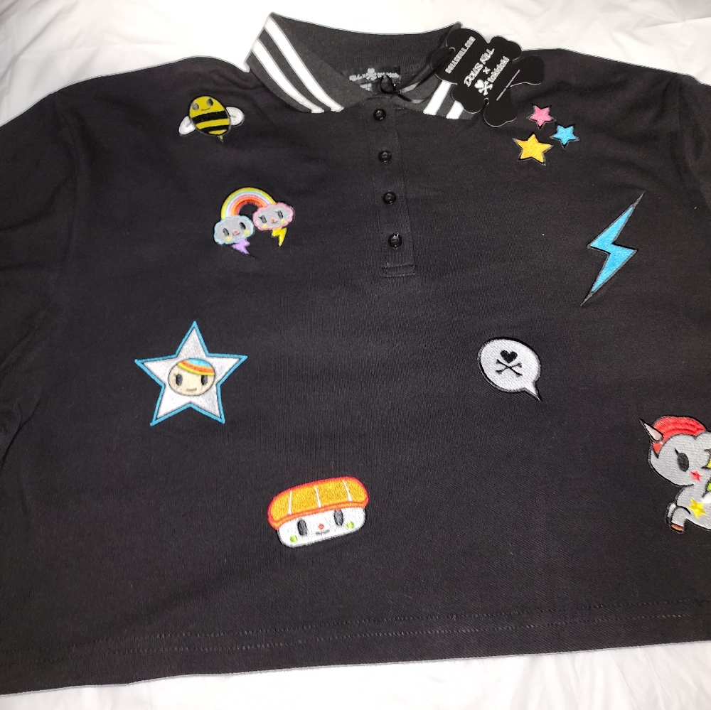 NWT Dolls Kill Tokido Cropped Sweater - Picture 3 of 10